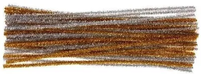 Produktbild von Kreativdraht, metallisiert, gold und silber, 30 cm – Brewis