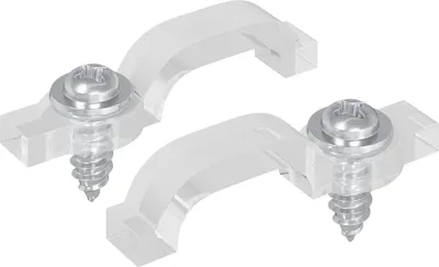 Obrázok produktu pre vidaXL Spony na LED pásky 23,8 mm, 2 ks, priehľadné