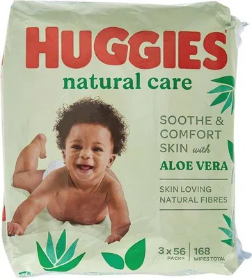 Produktbild von Famanu Babyfeuchttücher - 168 Stück in 3 Verpackungen