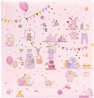 Produktbild von Goldbuch Wonderland, Pink, 64 Blätter, Hardcover-Bindung, Polyurethan, Weiß, 300 mm