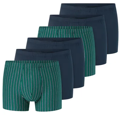 Produktbild von Schiesser 6er Pack 95/5 Essentials Retro Short / Pant Hochwertiger Baumwollmix für besten Tragekomfort, Elastischer Bund sorgt für perfekten Sitz, Modische Ziernähte für stilvolle Akzente