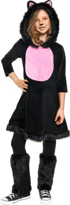 Produktbild von Katze Tierkostüm - Karneval Faschingskostüm Kinder Kindergröße: 98-104