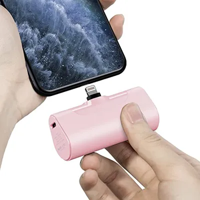 Produktbild von Tragbares ANTCOOL Mini-Ladegerät 4500 mAh, kompatibel mit iPhone 12/12 Mini/12 Pro Max/11 Pro/XS Max/XR/X/8/7/6/Plus