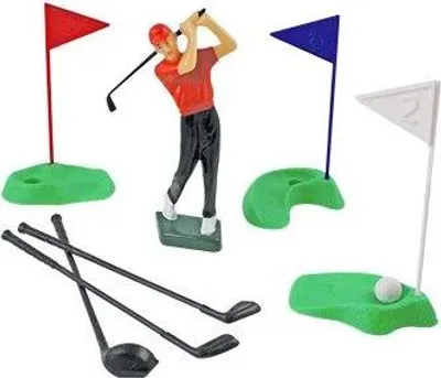 Produktbild von PME Tortenfigur Golfer Dekorationsset 13-teilig für Geburtstagstorten