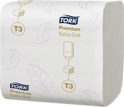 Zdjęcie produktu dla Papier toaletowy Tork składany Advanced 2-warstwowy T3 - 1 szt