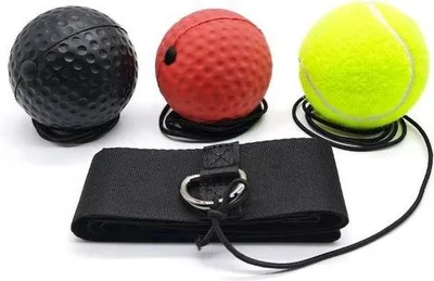 Immagine prodotto di Mini Punch Reflexball Trainer per fitness e arti marziali con 3 palline