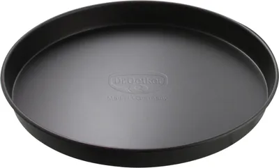 Produktbild von Dr. Oetker Pizza- & Kuchenblech Ø 30 cm, Backblech für saftigen Kuchen & knusprige Pizza, Kuchenform aus Stahl mit Antihaftbeschichtung