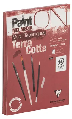 Produktbild von Clairefontaine 976151C, Kunstpapier, 250 g/m², 20 Blätter
