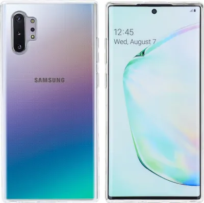 Zdjęcie produktu dla Etui z tylną obudową do Samsunga Galaxy Note 10, silikonowe, przezroczyste – Soft Touch