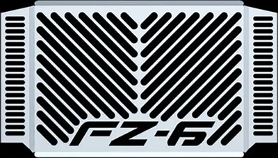 Obrázok produktu pre Kryt chladiča ZIEGER kompatibilný s Yamaha FZ 6 | Fazer Design Logo strieborná