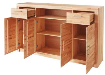 Produktbild von Hochkommode Anrichte Sideboard Kernbuche - (1421)