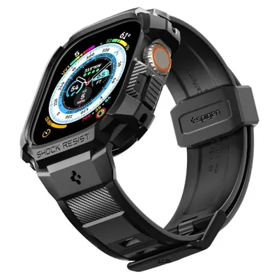 Image de Pasek Spigen Rugged Armor Pro Apple Watch Ultra 49mm Noir