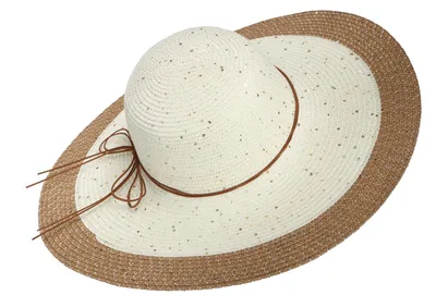 Image de Chapeau de paille d'été pliable à large bord pour femmes