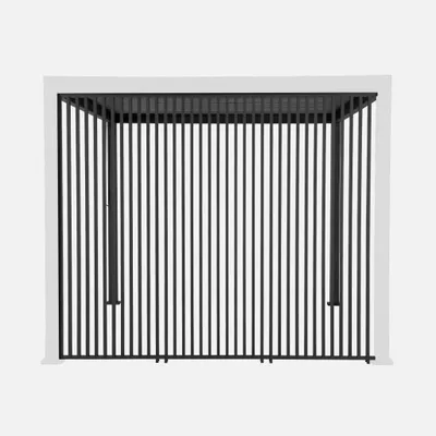 Produktbild von sweeek - 3er-Set vertikale Lamellenwände 100 cm für bioklimatische Pergola Triomphe - Anthrazit