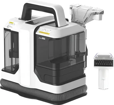 Image de Nettoyeur portable pour tapis et tissus d'ameublement - Aspirateur à main 450 W, 11 kPa - 220 V - Nettoyage à sec et à l'eau - Élimine les acariens - Pour canapés et voitures