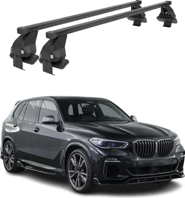 Produktbild von Menabo Dachträger Grundtäger für BMW X5 G05 2019-2025 75kg Schwarz Stahl 2x