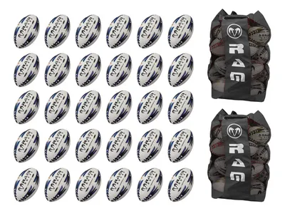 Obrázok produktu pre Balík loptičiek Gripper 2.0 Pro Trainer - 30 x loptičky a 2 x vrecúško - Značka č. 1 v rugby v Európe - Navrhnuté v Anglicku - Perfektný tvar a odolnosť