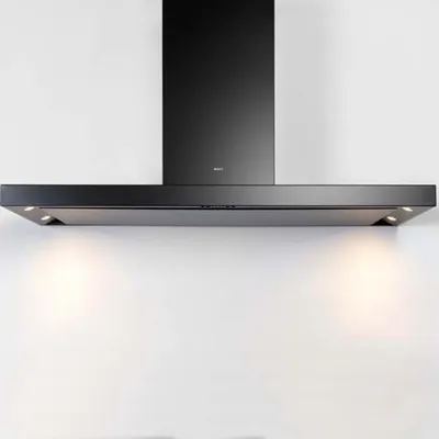 Image de Hotte décorative murale 90cm 550m3/h noir - Novy - 7612 - flatline