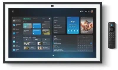 Produktbild von Amazon Echo Show 21, Amazon Alexa, Rechteck, Schwarz, Android, Fire OS, iOS, 54,6 cm (21.5"), 1920 x 1080 Pixel