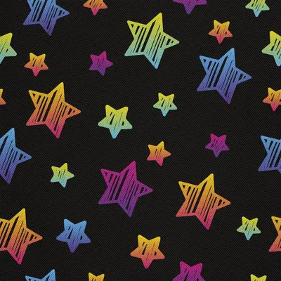 Produktbild von OUTDOOR DEKOSTOFFE OXFORD - Motiv bunte Sterne I DX232