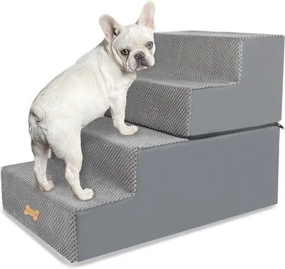 Produktbild von Famanu Hundetreppe Antislip - Für kleine Hunde und Katzen, verschiedene Höhen