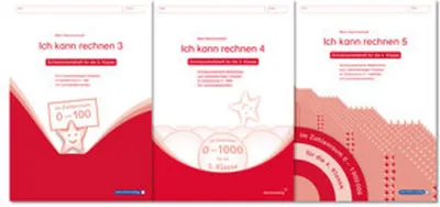 Produktbild von Ich kann rechnen 3, 4 und 5 - 3 Schülerarbeitshefte für die 2. bis 4. Klasse