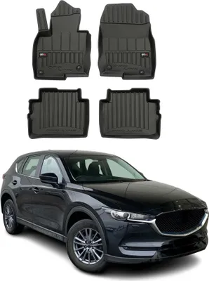 Image de OMAC Tapis de sol en caoutchouc pour Mazda CX-5 2017-2025 Noir Premium