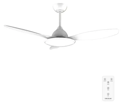 Zdjęcie produktu dla Cecotec 08561, Wentylator domowy z łopatkami, Biały, Sufit, 28 m², 122 cm, Pilot