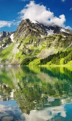 Produktbild von Fototapete - Lake 150x250cm - Vliestapete