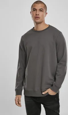 Produktbild von Urban Classics TB3484 | Basic Terry Crew Herrenpuli - Farbe: darkshadow - Größe: S
