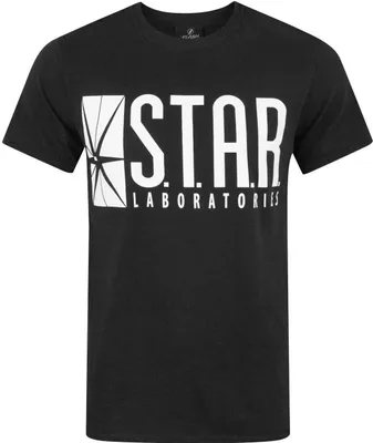 Produktbild von The Flash - "TV Star Laboratories" T-Shirt für Herren NS5487 (M) (Schwarz)