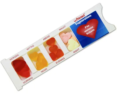 Produktbild Tablettenbox Für meinen Schatz mit Fruchtgummi Scherzartikel 25g