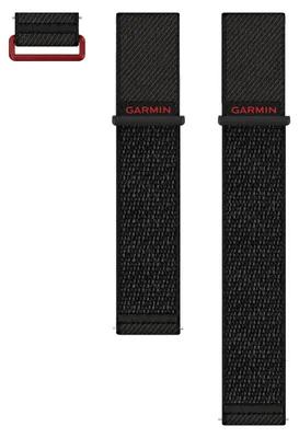 Productafbeelding van Garmin Nylon bandje - Garmin 24 mm aansluiting - Zwart