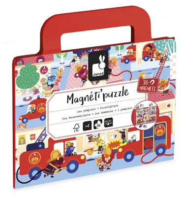 Immagine prodotto di Janod Magnetipuzzle - 4 stagioni, 36 pezzi