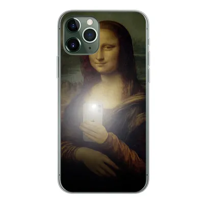 Produktbild von MuchoWow® Handyhülle Schutzhülle Hülle für iPhone 11 Pro Mona Lisa - Da Vinci - Telefon Silikon Softcase Handy Hülle - Handy