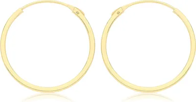 Produktbild von 9 Karat (375) Gold Damen - Schlafer / Sleeper Ohrringe - 14mm; TRS36935MM14