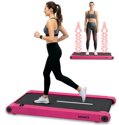 Produktbild von Laufband 2-in-1 – Mit Vibrationsplatte – 1,0 PS – 100 cm Lauffläche – Für Zuhause und Büro