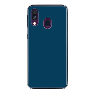 Produktbild von MuchoWow® Handyhülle Schutzhülle Hülle für Samsung Galaxy A40 Indigo - Palette - Farben Silikon Softcase Handy Hülle - Handy-Tasche