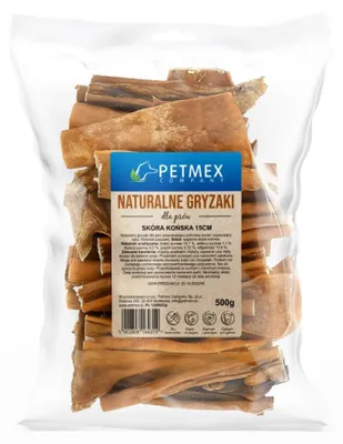 Obrázok produktu pre PETMEX Koňská koža - žuvačka pre psa - 500 g