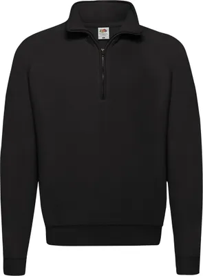 Produktbild von Fruit of the Loom - "Classic 80/20" Sweatshirt Reißverschluss für Herren RW8151 (L) (Schwarz)