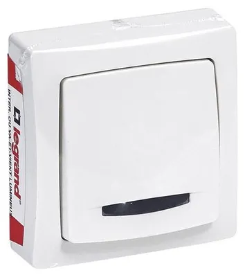 Image de Interrupteur Va-et-vient Lumineux SaillieD'éclairage Avec Témoin Lumineux, Montage En Saillie. - Legrand