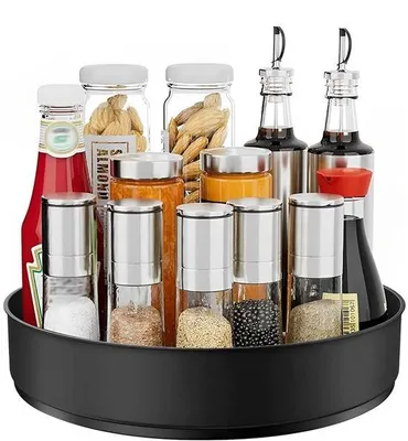 Zdjęcie produktu dla Organizer na przyprawy – zestaw 2 sztuk – 25 x 25 x 6 cm – stal nierdzewna