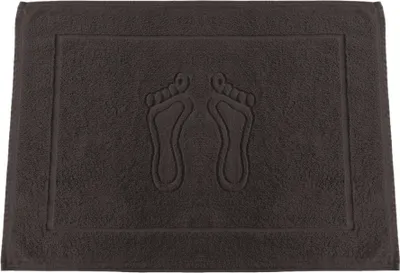 Produktbild von 650 g/m² Premium Gewicht Badematte nr 24 dunkelgrau Badvorleger 100% Baumwolle Duschvorlage