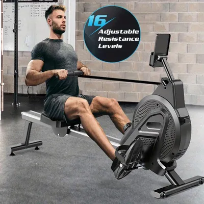 Productafbeelding van Magnetische Roeimachine - Roeitrainer - Fitness Roeier - Indoor Roeimachine - Gym Roeimachine