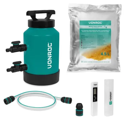 Deionisationsfilter 4,5 l mit TDS-Messgerät und Schlauch