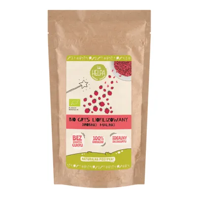 Immagine prodotto di Gelatina di frutta liofilizzata Helpa (gnocchetti al lampone)20 g