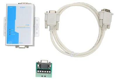 Zdjęcie produktu dla Konwerter RS232 na RS485, prędkość transmisji 300–115,2 kbps, zabezpieczenie przeciwprzepięciowe 1500 W, obsługa 32–128 urządzeń; konwerter RS232 na RS422, zasilanie 100–240 V, wtyczka UE