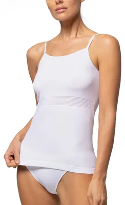Produktbild von POMPEA Seamless Tanktop für Damen (1er-Pack), Weiß, S-M