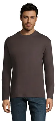 Obrázek produktu pro SOLS - Pánské tričko s dlouhým rukávem „Monarch“ LT1742 (XL) (tmavě šedá jednobarevná)