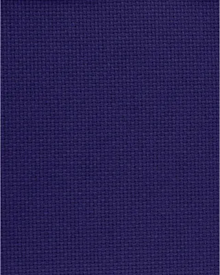 Produktbild von Permin Precut 14 ct. Aida 357 Farbe 13 Weihnachtsblau, Kreuzstichstoff 43x50 cm